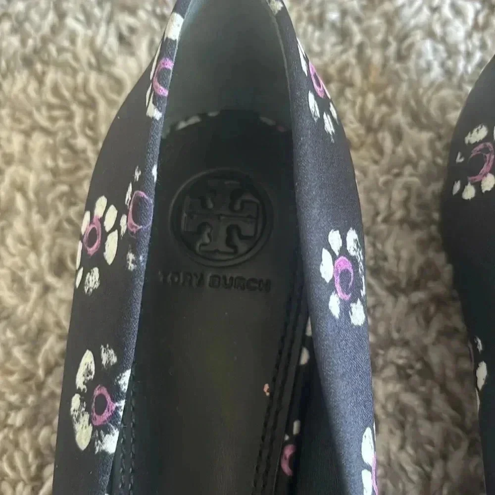 NWOB Tory Burch Rosalind Flower Flats